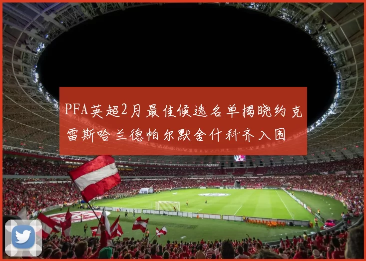 PFA英超2月最佳候选名单揭晓约克雷斯哈兰德帕尔默舍什科齐入围